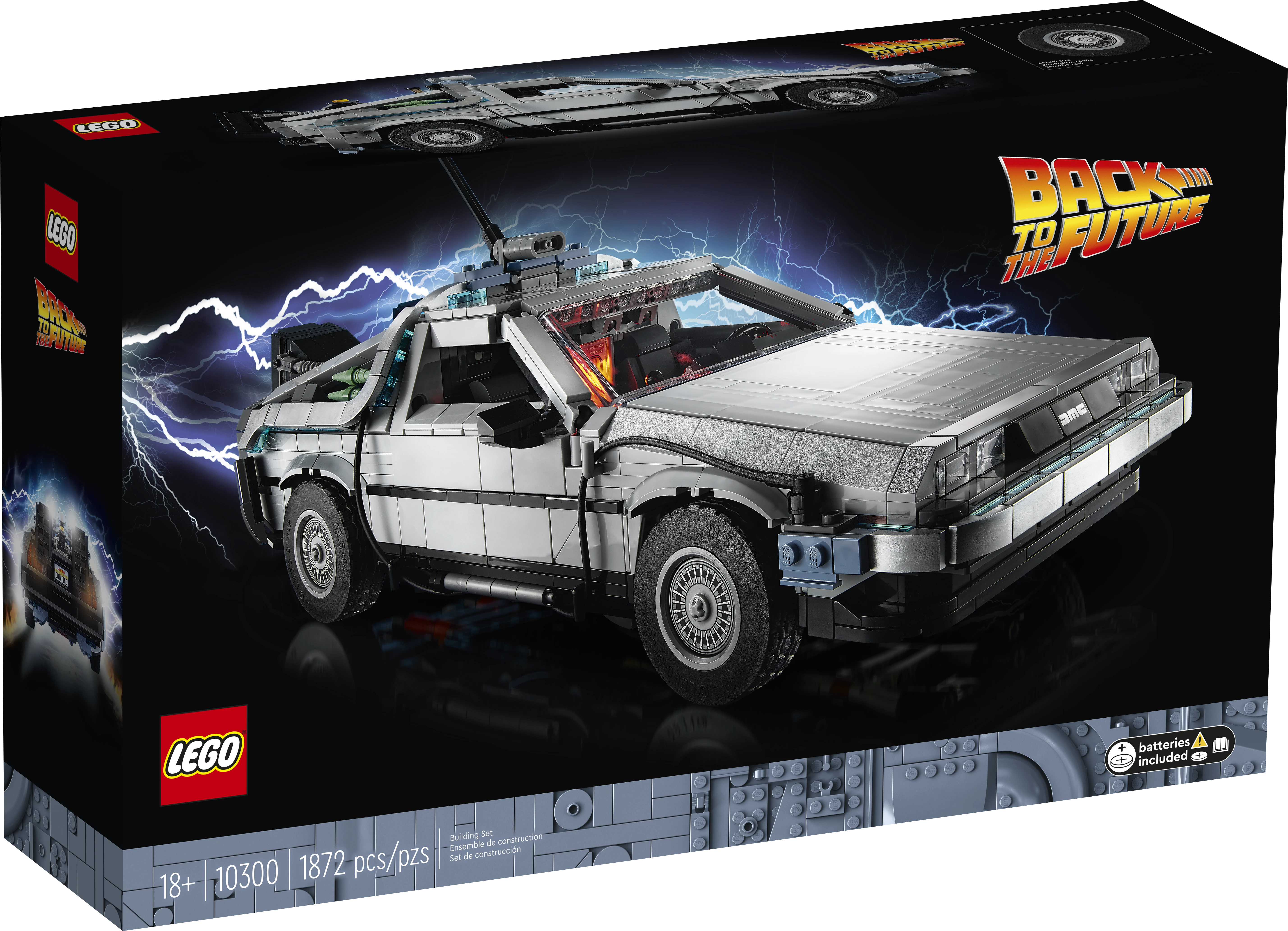 LEGO Back to the Future Time Machine 10300 Alt1