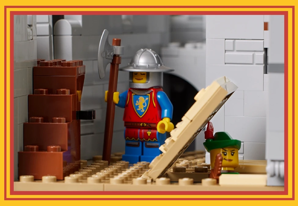 LEGO Lion Knights' Castle 10305 202208 P D P Block Standard 5