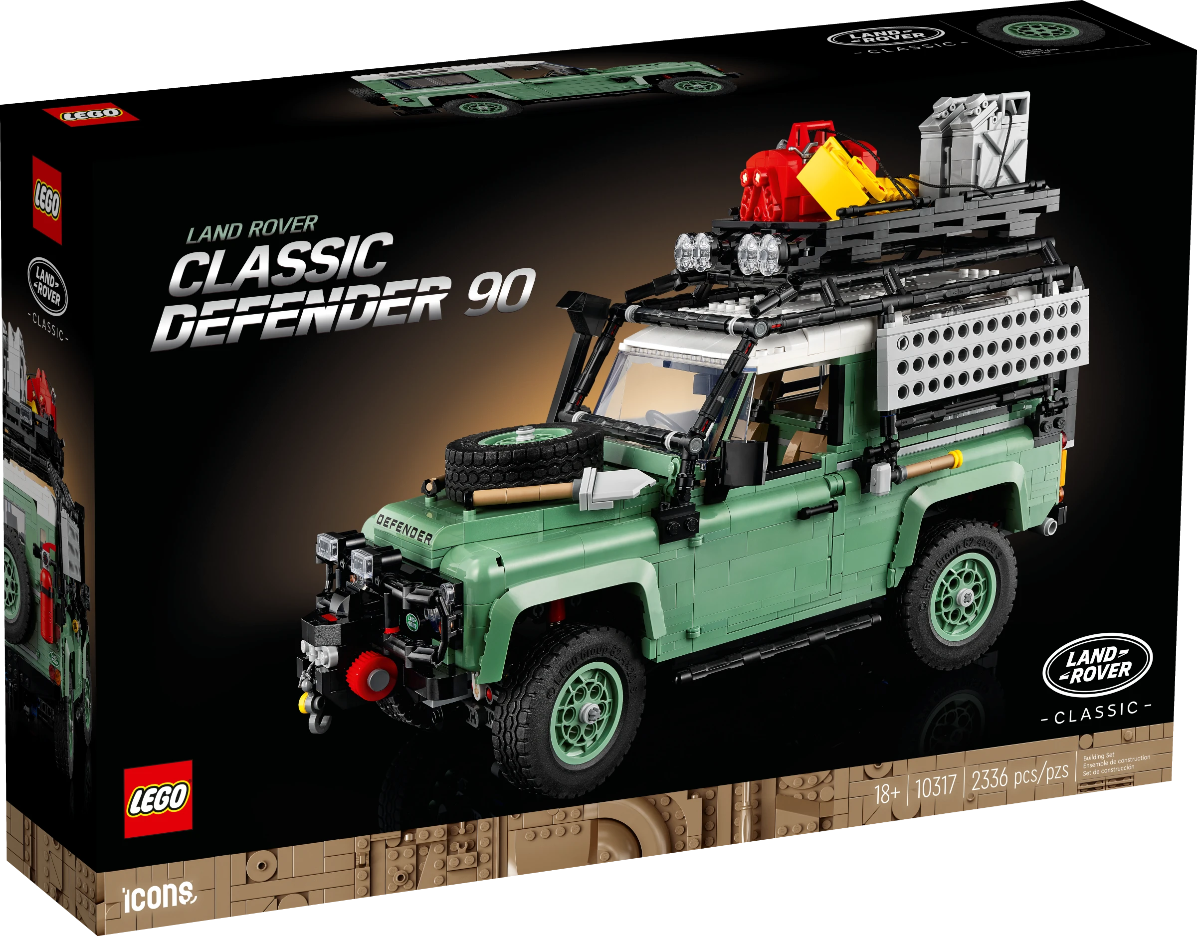 LEGO Land Rover Classic Defender 90 10317 Alt1