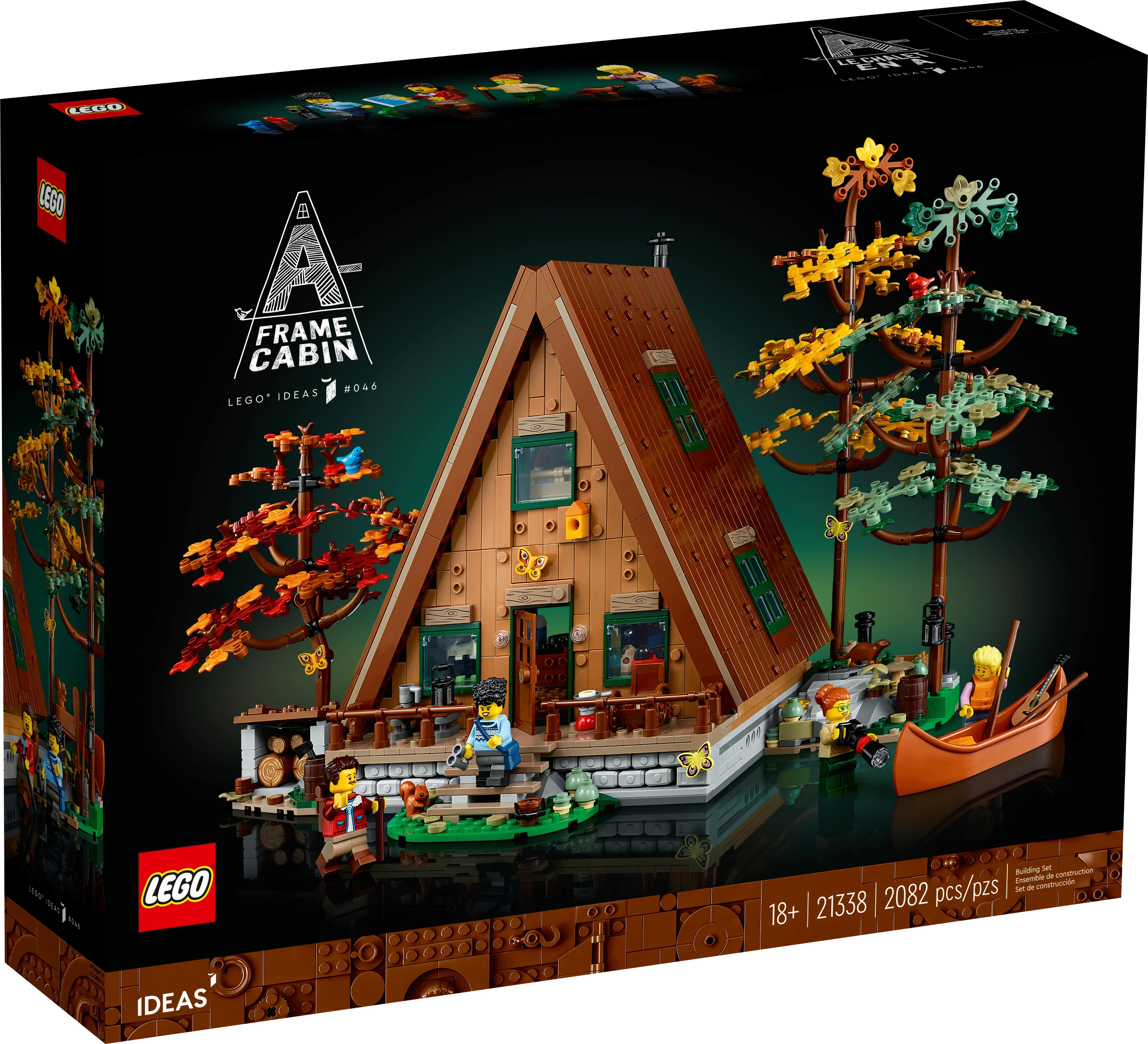 LEGO A-Frame Cabin 21338 Alt1