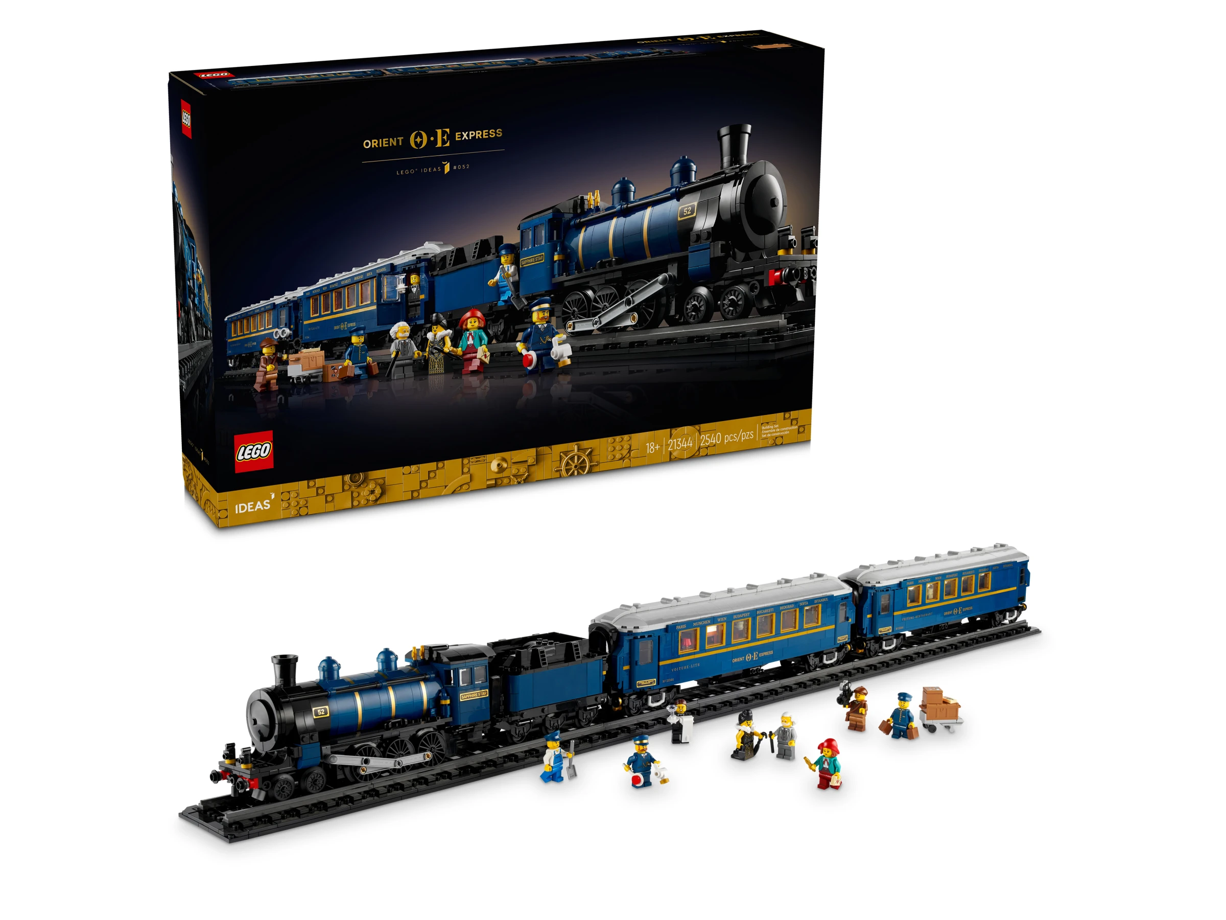 LEGO The Orient Express Train 21344 Boxprod V39