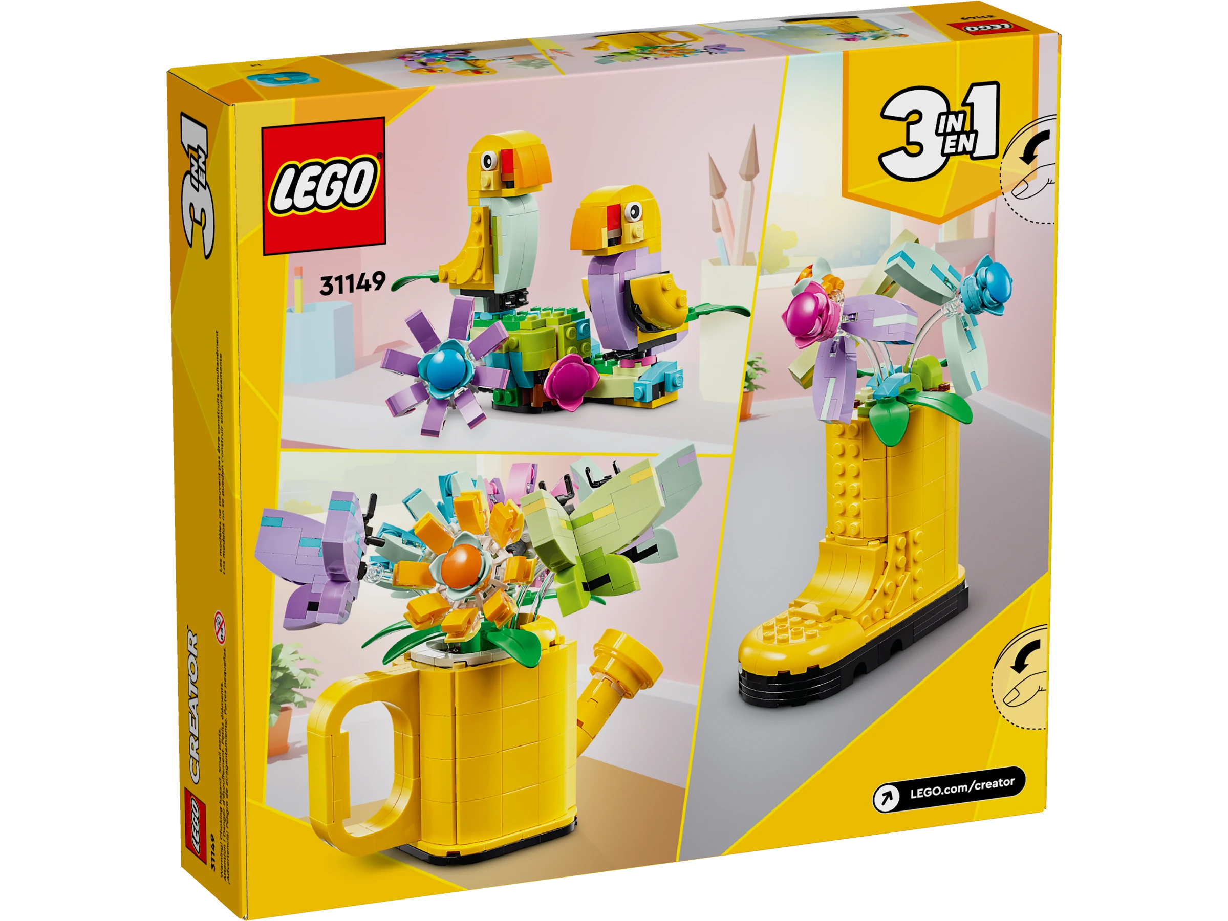 LEGO Flowers in Watering Can 31149 Alt7