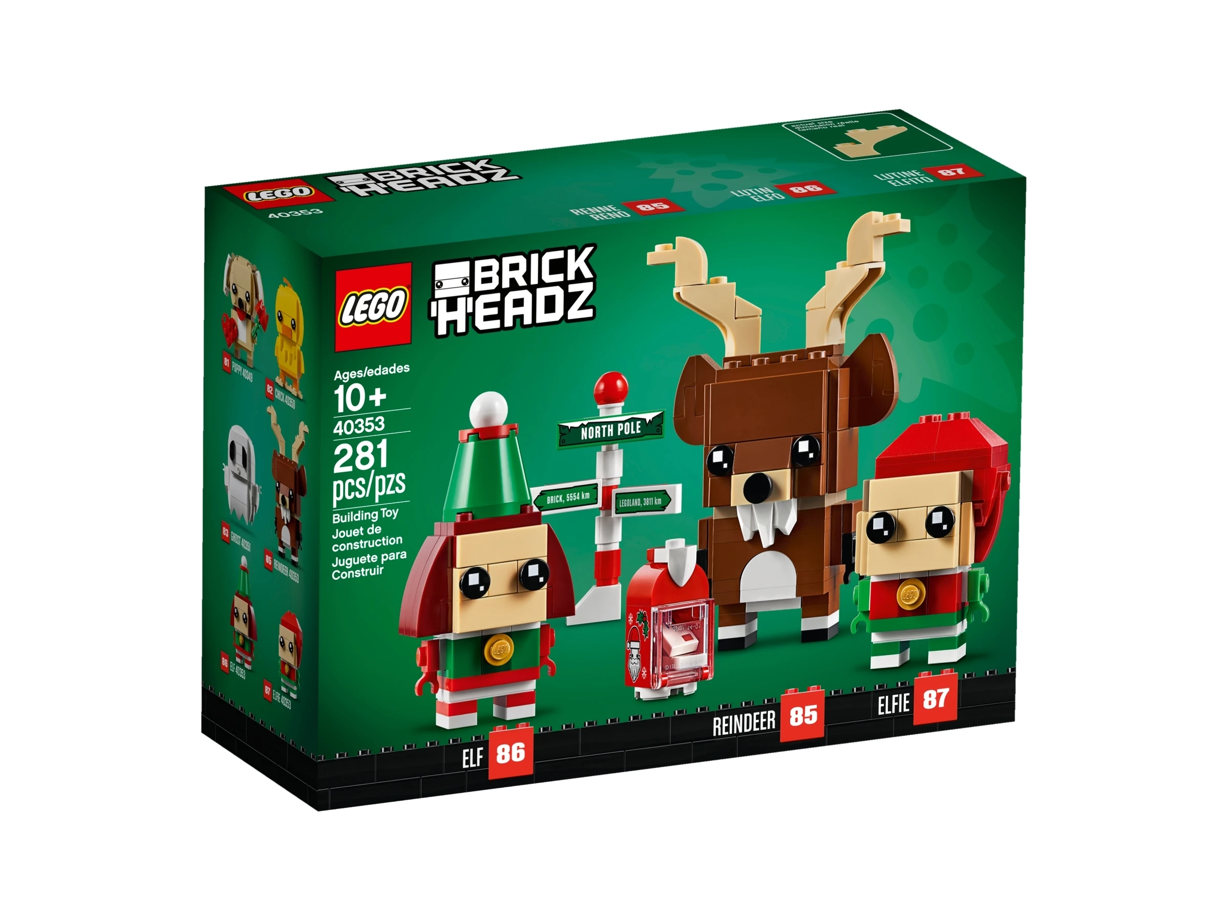 LEGO Reindeer, Elf and Elfie 40353 Alt1