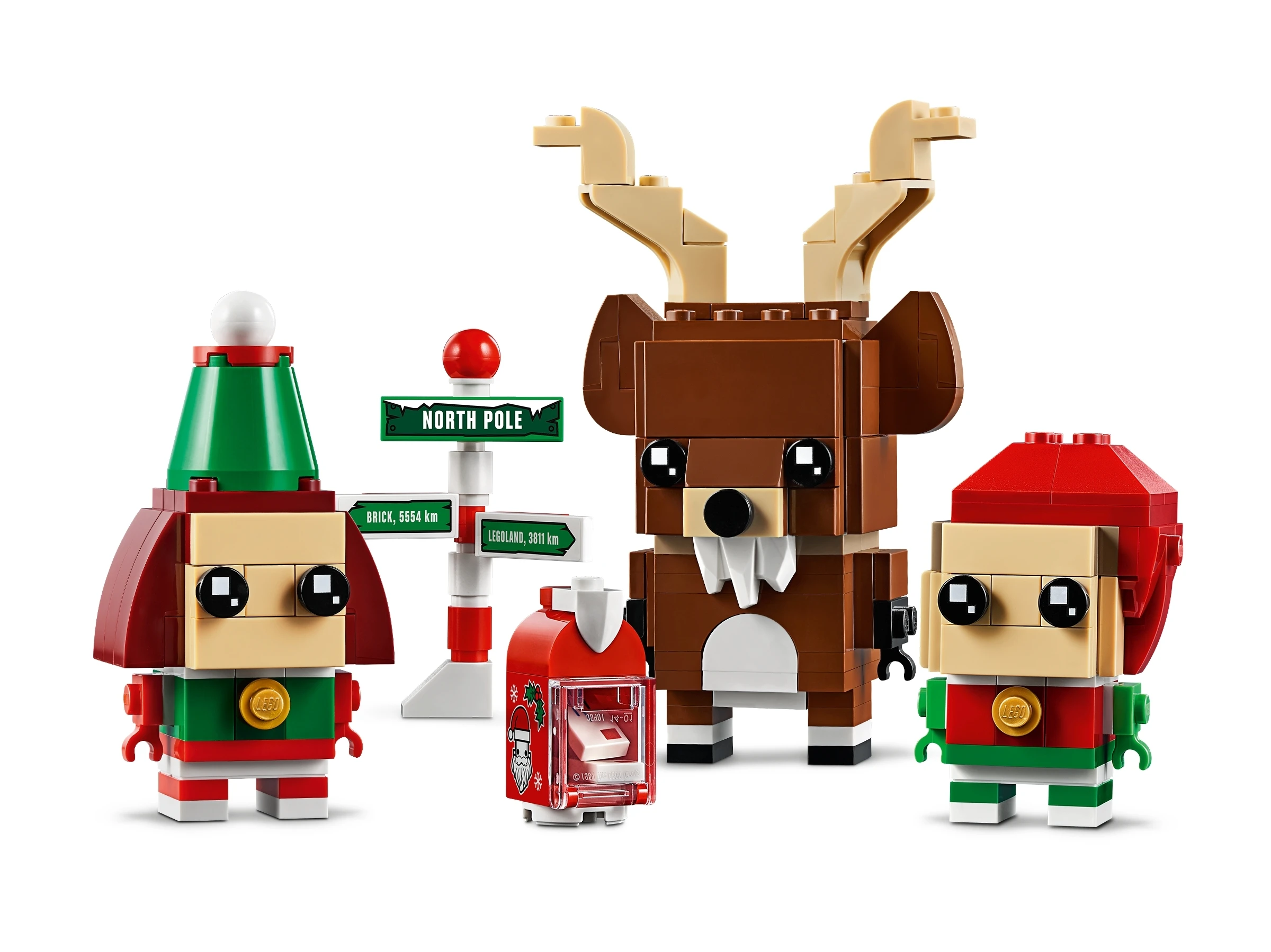 LEGO Reindeer, Elf and Elfie 40353 Alt2