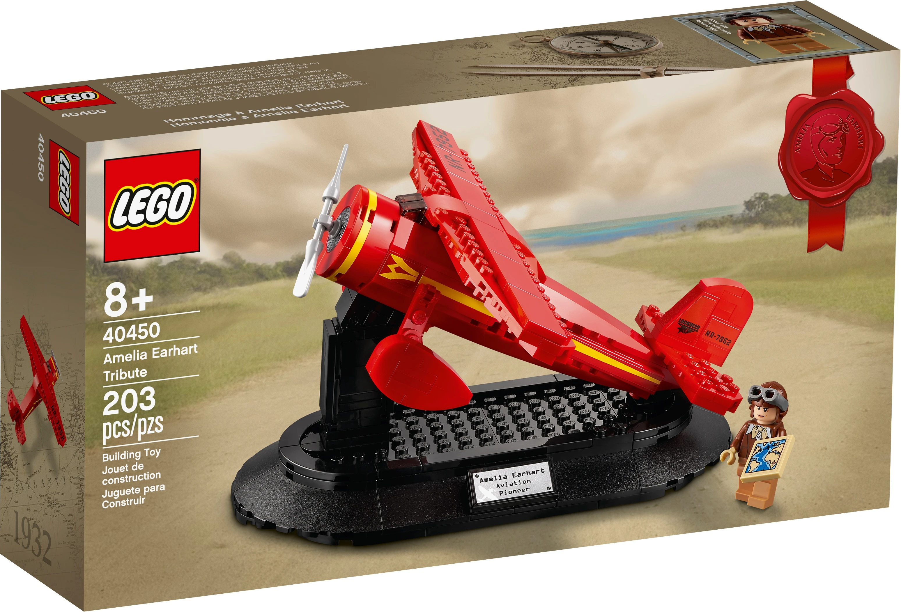 LEGO Amelia Earhart Tribute 40450 Alt1