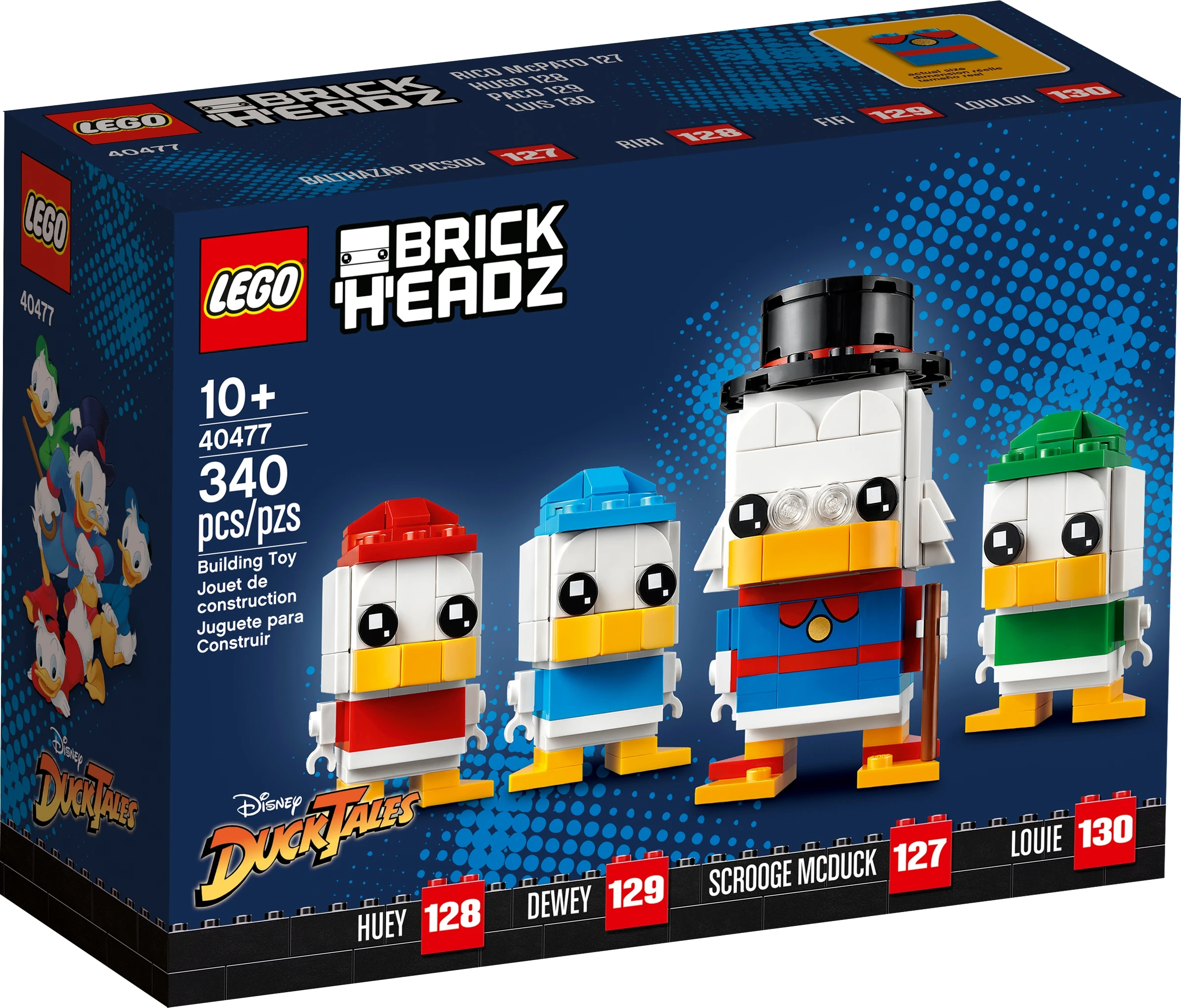 LEGO Scrooge McDuck, Huey, Dewey & Louie 40477 Alt1