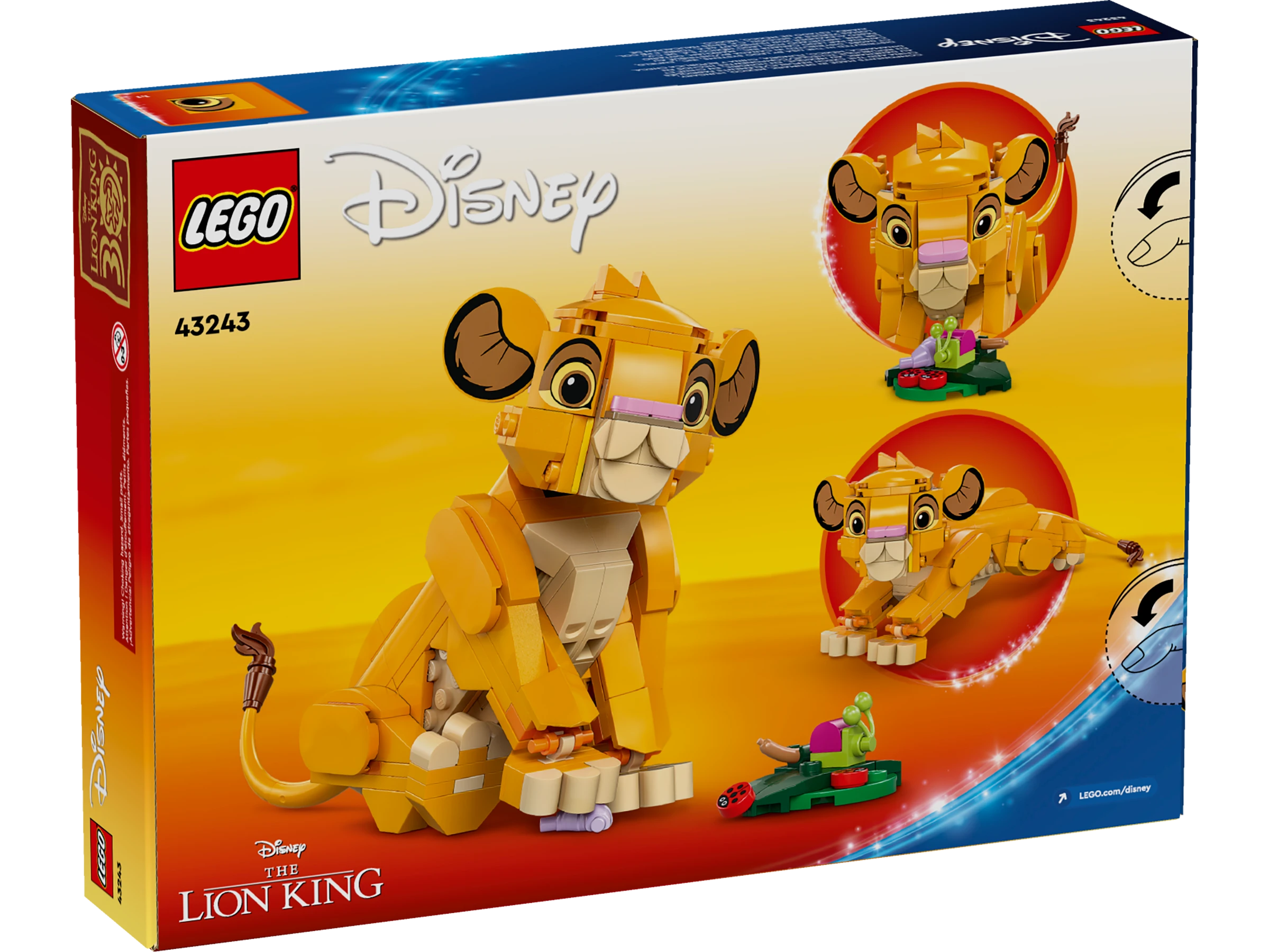 LEGO Simba the Lion King Cub 43243 Box5 V39