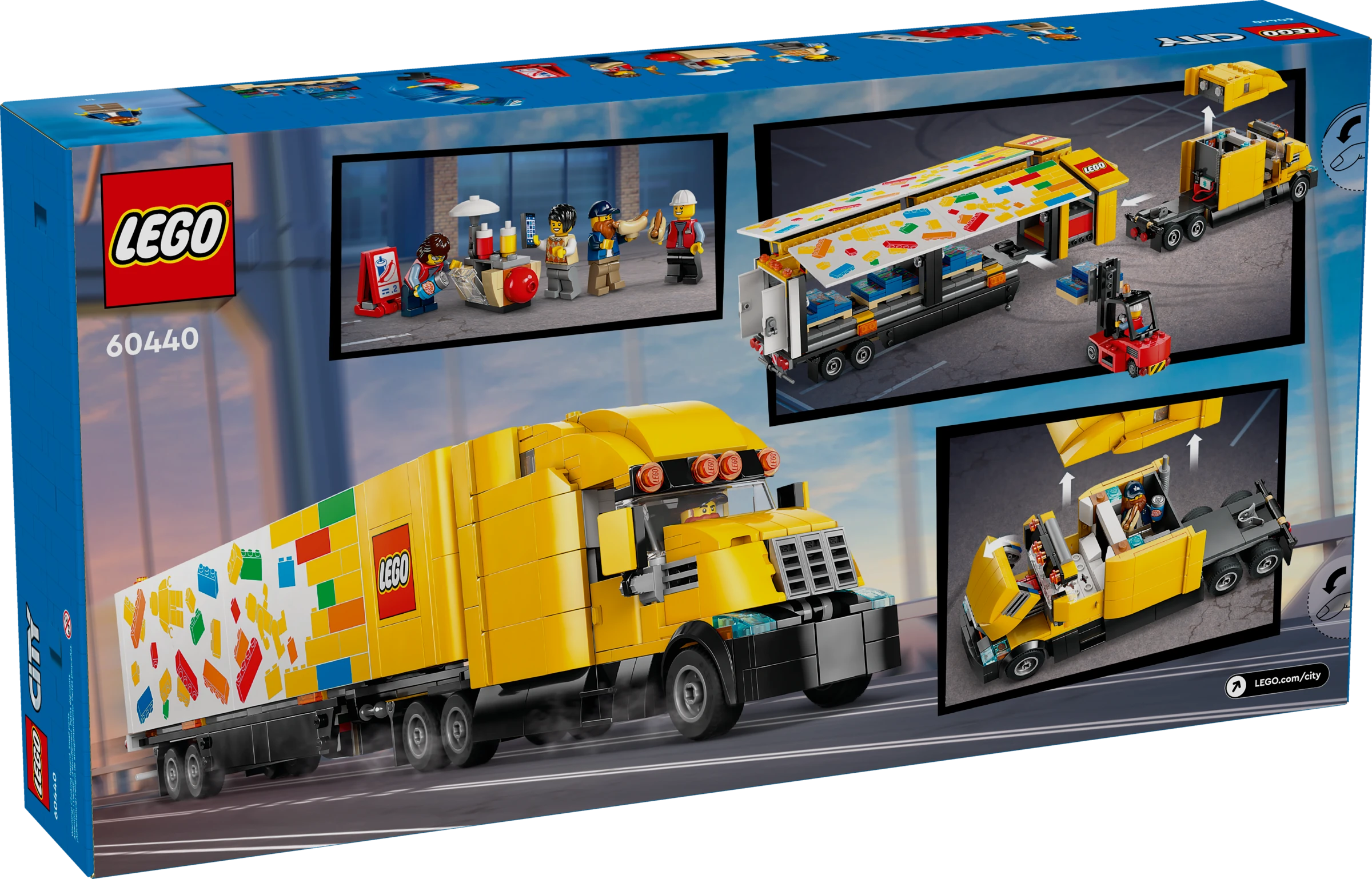 LEGO Yellow Delivery Truck 60440 Box5 V39