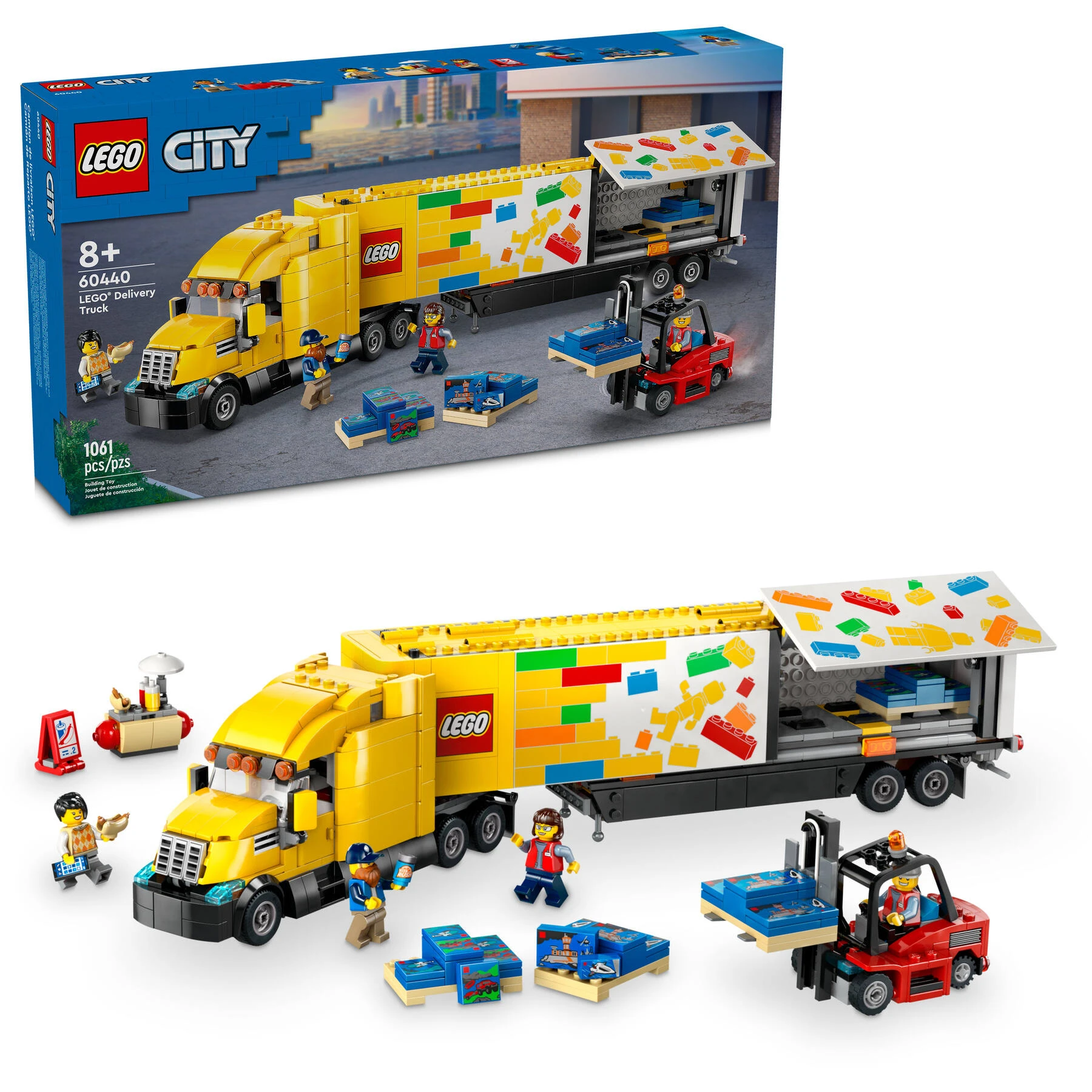 LEGO Yellow Delivery Truck 60440 Boxprod V39 Sha